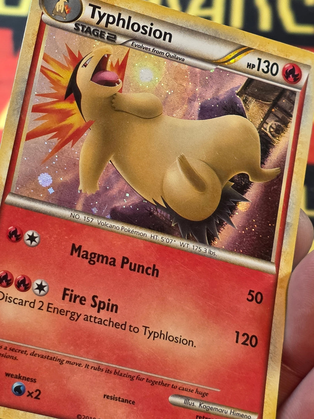 2010 Pokemon HeartGold & SoulSilver Typhlosion Promos Holo #32/123