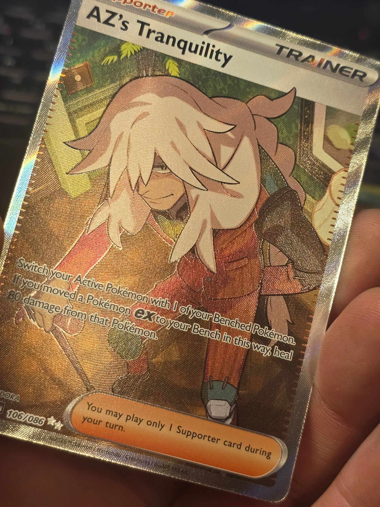 AZ's Tranquility 106/086 Ultra Rare ME04: Chaos Rising Pokemon Near Mint