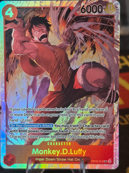 Monkey.D.Luffy SR OP 16 TIME OF BATTLE