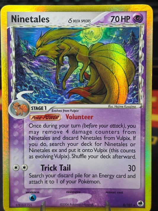 Ninetales (Delta Species) 8/101 Dragon Frontiers Holo